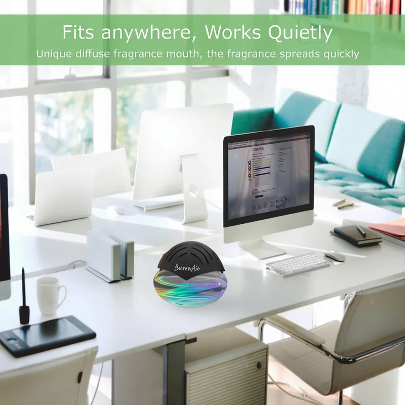 Breevo Air Purifier- Air Washer For Home and Office - Essential Oil Aroma Diffuser With LED Night light